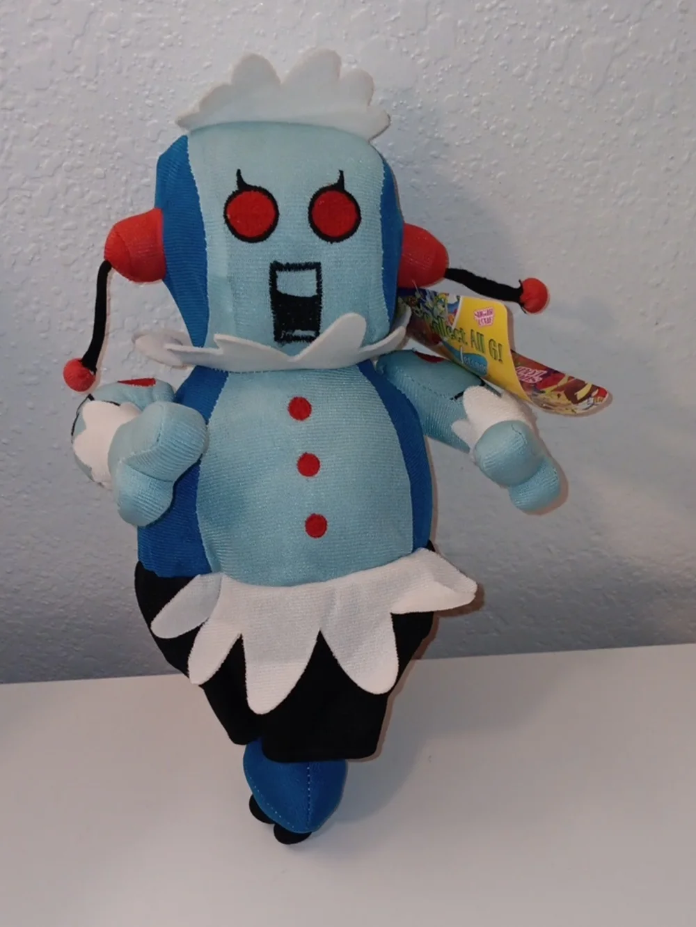 Warner Bros. Jetsons Rosie Light Blue Robot Plush with Red Accents